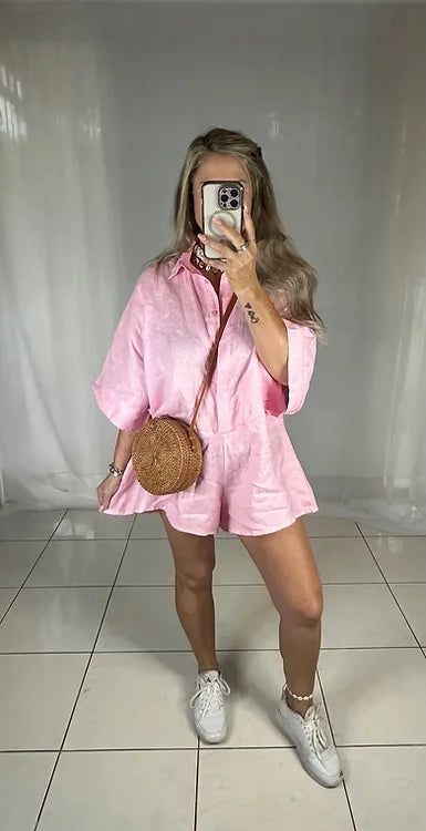 Lou Lou Playsuit - Pink